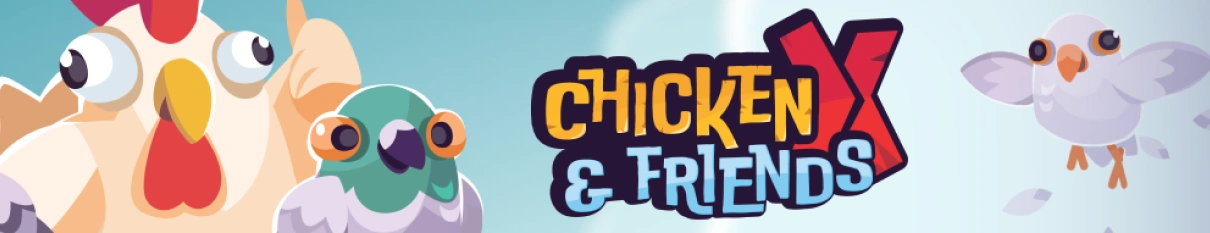 Chicken X & Friends Game Wide Banner.
