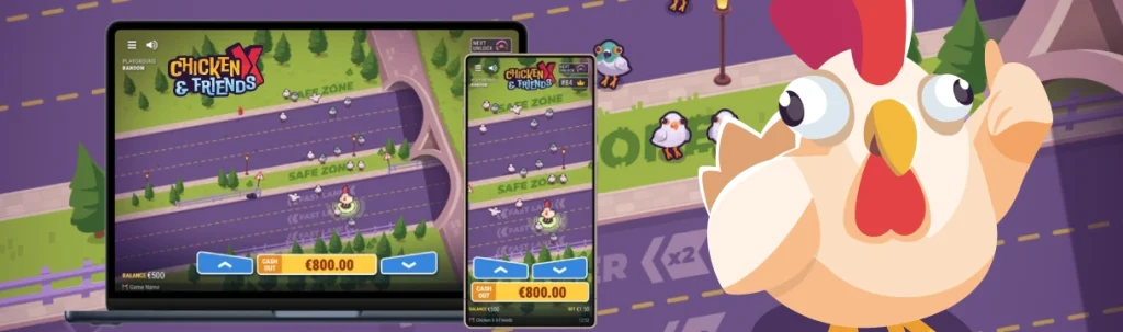 Imagem de demonstração do jogo Chicken vs Friends.